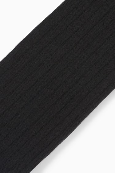 Enfants filles - Lot de 2 paires - collants - noir