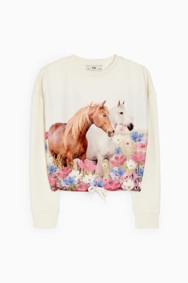 Kinder Mädchen - Sweatshirt - beige