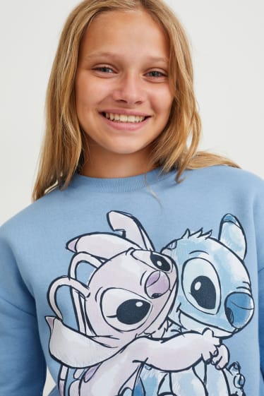 Kinder Mädchen - Lilo & Stitch - Sweatshirt - blau