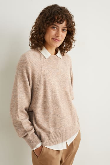 Femmes - Pullover - beige chiné