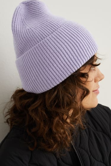 Damen - Mütze - hellviolett