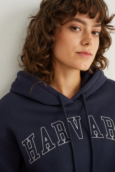 Femmes - Sweat à capuche - Harvard University - bleu foncé