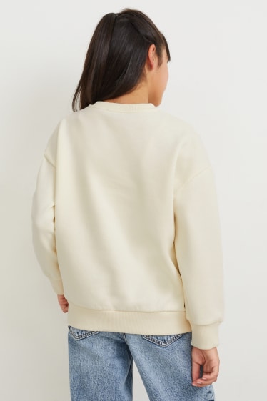 Kinder Mädchen - Sweatshirt - cremefarben