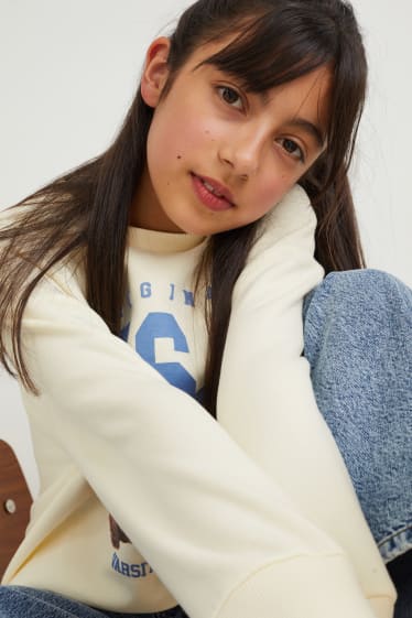 Kinder Mädchen - Sweatshirt - cremefarben
