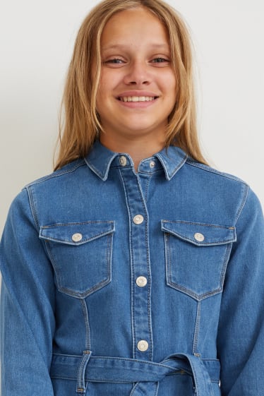 Nena - Vestit texà - texà blau