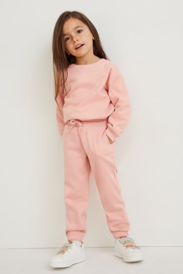 Enfants - Lot de 2 - pantalons de jogging - rose