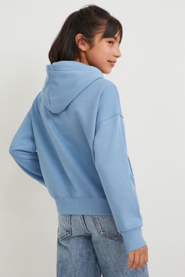 Kinderen: meisjes - Hoodie - lichtblauw