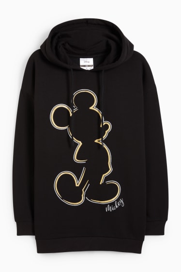 Femmes - Sweat à capuche - Mickey Mouse - noir
