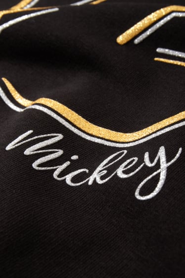 Femmes - Sweat à capuche - Mickey Mouse - noir