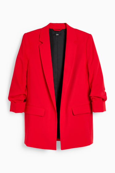 Donna - Blazer - relaxed fit - rosso