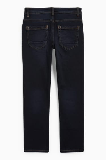 Enfants garçons - Slim jean - jean doublé - jean bleu foncé