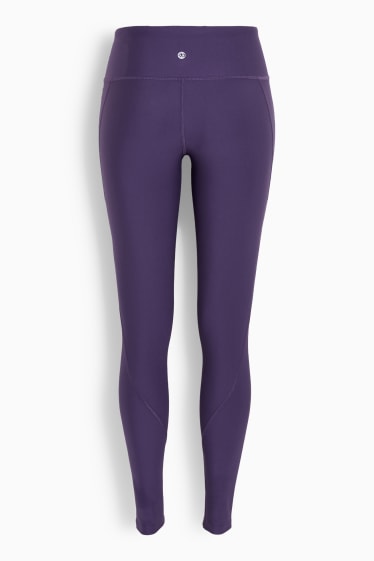 Women - Active leggings - 4 Way Stretch - purple