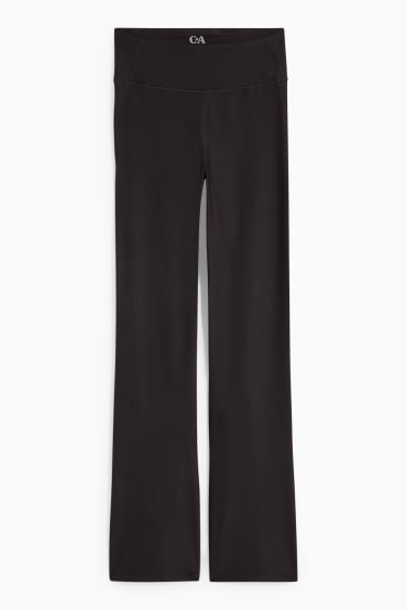 Donna - Leggings sportivi - 4 Way Stretch - nero