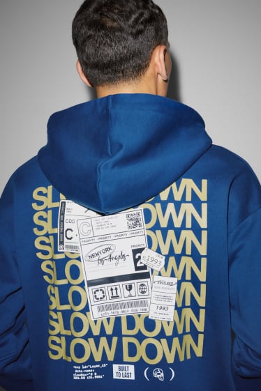 Herren - Hoodie - dunkelblau