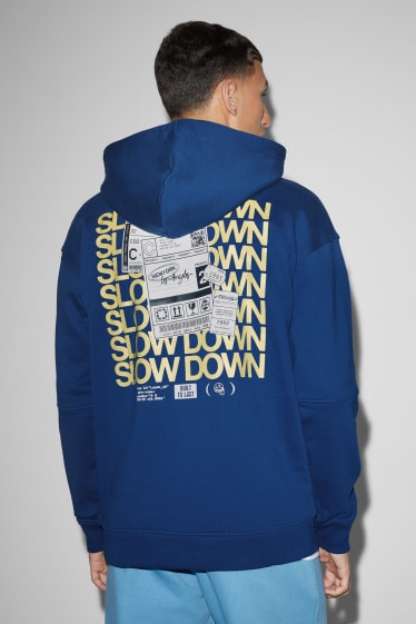 Herren - Hoodie - dunkelblau