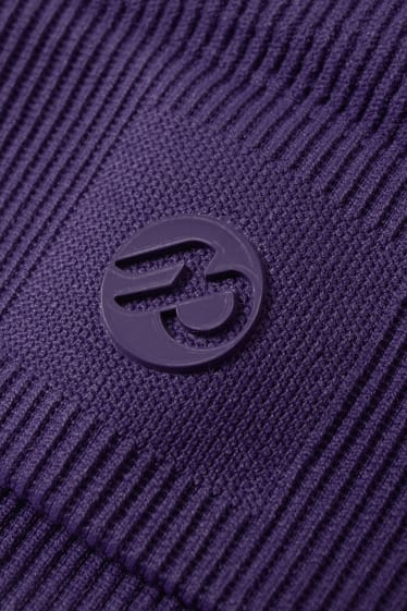 Damen - Funktions-BH - wattiert - Yoga - lila