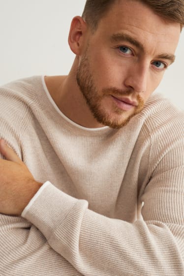 Uomo - Maglione - beige chiaro