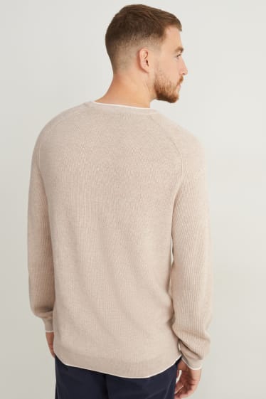 Uomo - Maglione - beige chiaro