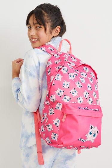 Kinder Mädchen - Pokémon - Rucksack - pink