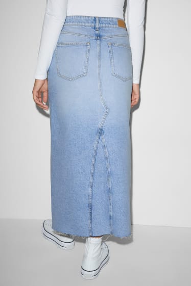 Dámské - CLOCKHOUSE - džínová sukně - džíny - světle modré