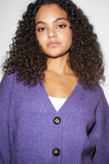 Damen - CLOCKHOUSE - Strickjacke - violett