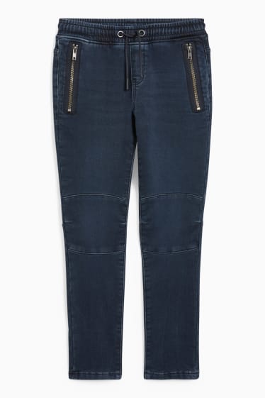 Children - Slim jeans - thermal jeans - blue denim