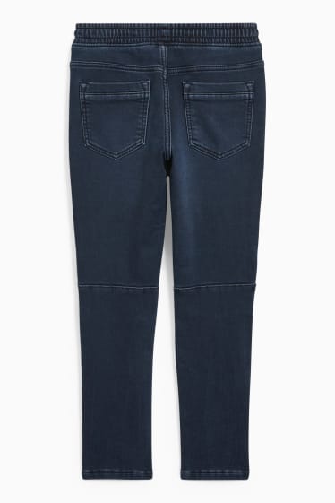 Kinderen - Slim jeans - thermojeans - jeansblauw