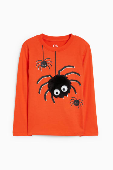Kinder Buben - Langarmshirt - orange