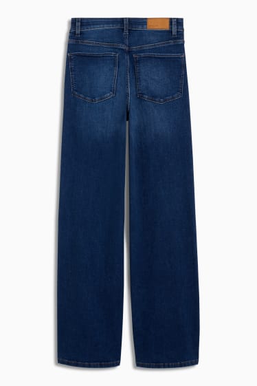 Dámské - Wide leg jeans - high waist - džíny - modré