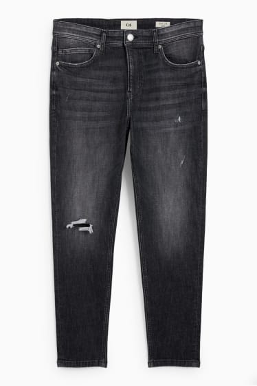 Uomo - Carrot jeans - LYCRA® - jeans grigio scuro
