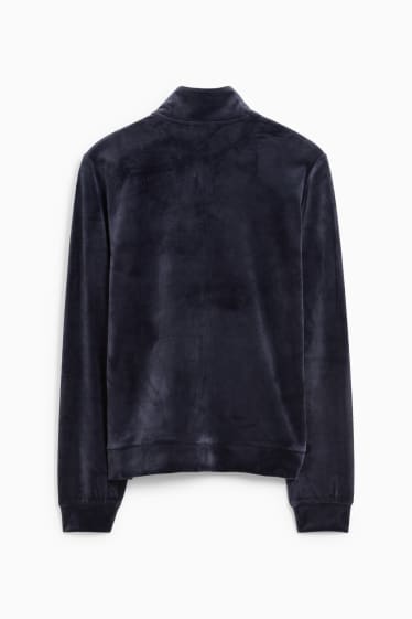 Women - Basic zip-through sweatshirt - dark blue