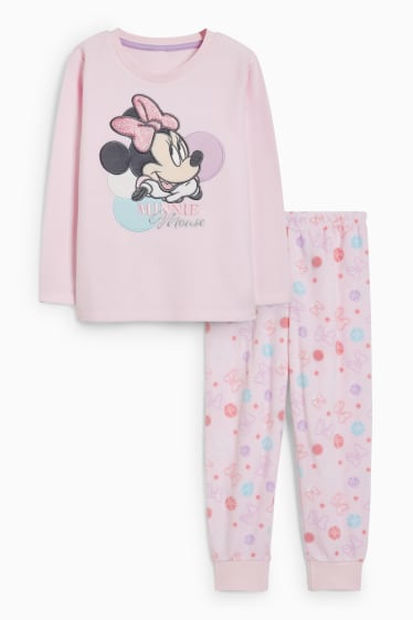 Bambine - Minnie - pigiama - 2 pezzi - rosa