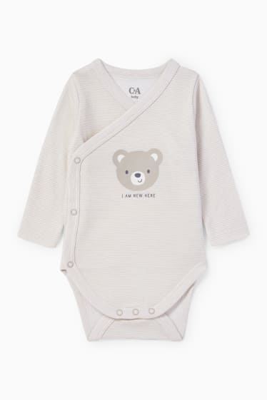 Unisex - Erstlings-Set mit Geschenkbeutel - 7 teilig - weiß