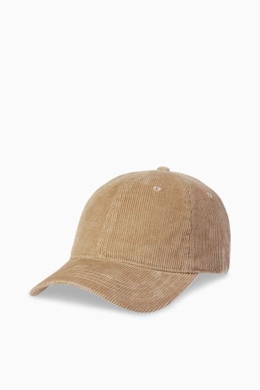 Herren - Cord-Cap - taupe