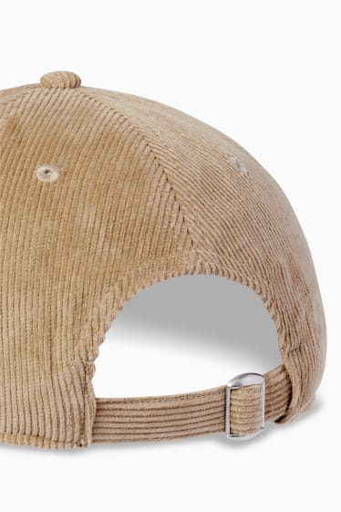Herren - Cord-Cap - taupe