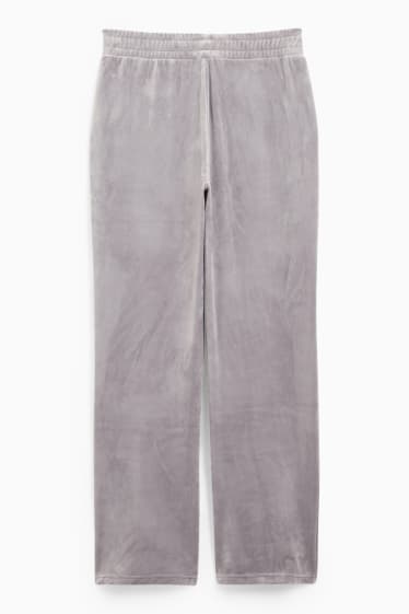 Women - Basic trousers - gray