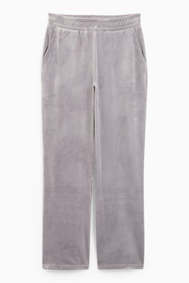 Women - Basic trousers - gray