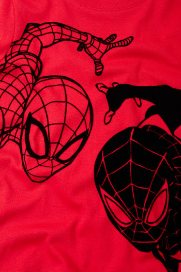 Kinderen: jongens - Set van 2 - Spider-Man - longsleeve - rood