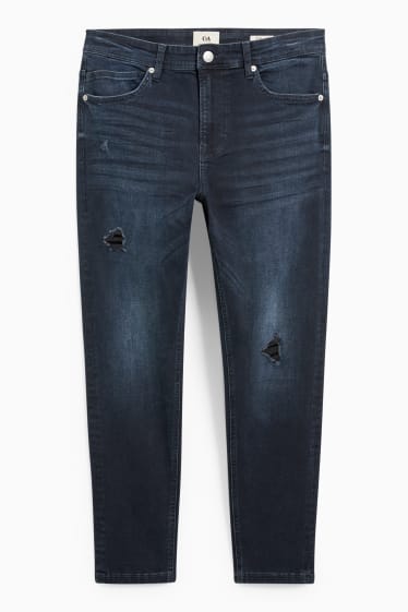 Heren - Carrot jeans - jeansdonkerblauw