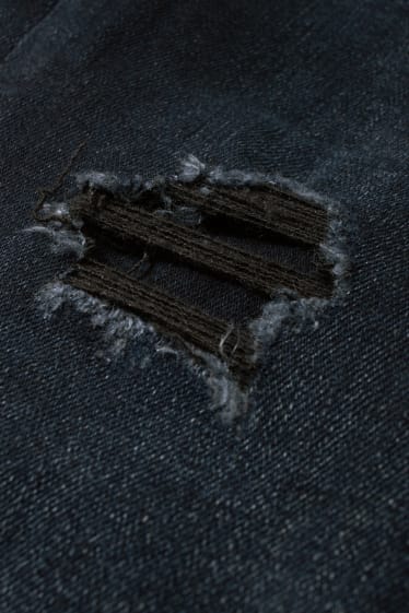 Men - Carrot jeans - denim-dark blue