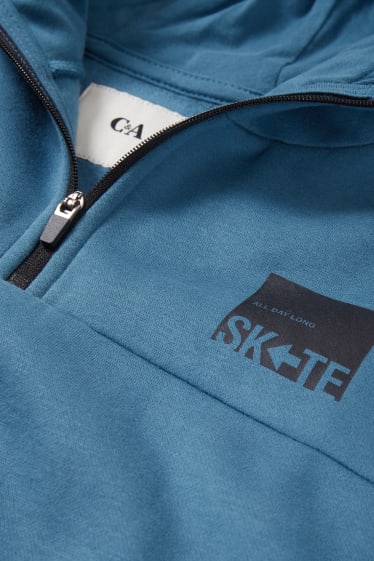 Kinder Buben - Hoodie - petrol