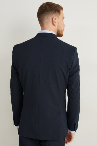 Hommes - Veste de costume - regular fit - Flex - Mix & Match - bleu foncé
