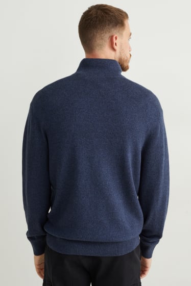 Hommes - Pull - bleu foncé