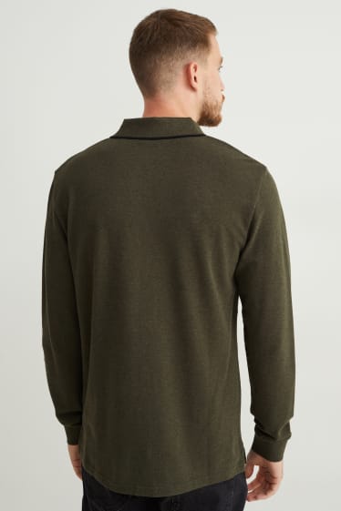 Heren - Poloshirt - groen