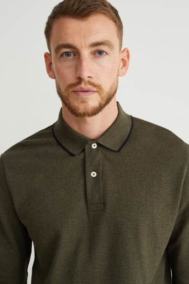 Heren - Poloshirt - groen