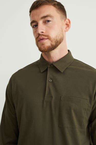 Herren - Poloshirt - khaki