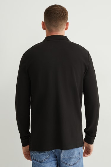 Herren - Poloshirt - schwarz