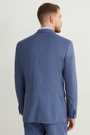Hommes - Veste de costume - regular fit - Flex - stretch - LYCRA® - bleu