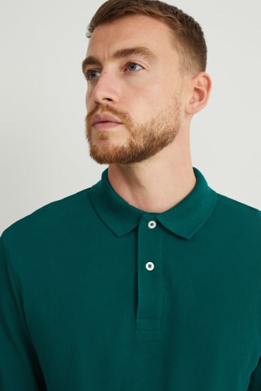 Herren - Poloshirt - dunkelgrün