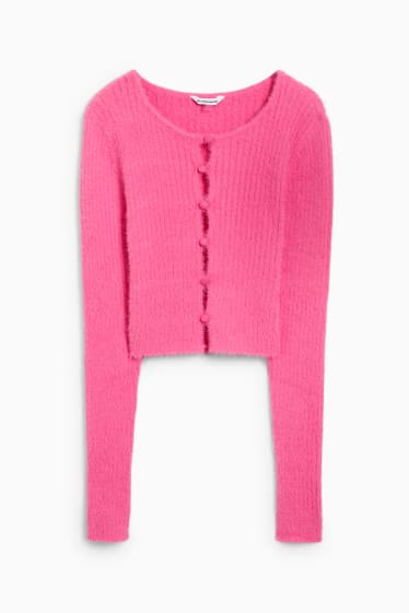 Adolescenți și tineri - CLOCKHOUSE - pulover crop - roz